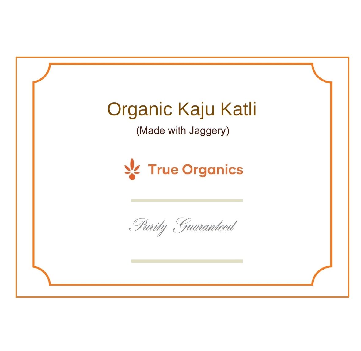 Kaju Katli (Made with Organic Jaggery) · 250grams