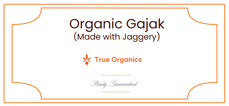 Organic Gajak 400grams (Organic Sesame Seed & Jaggery - Gud)